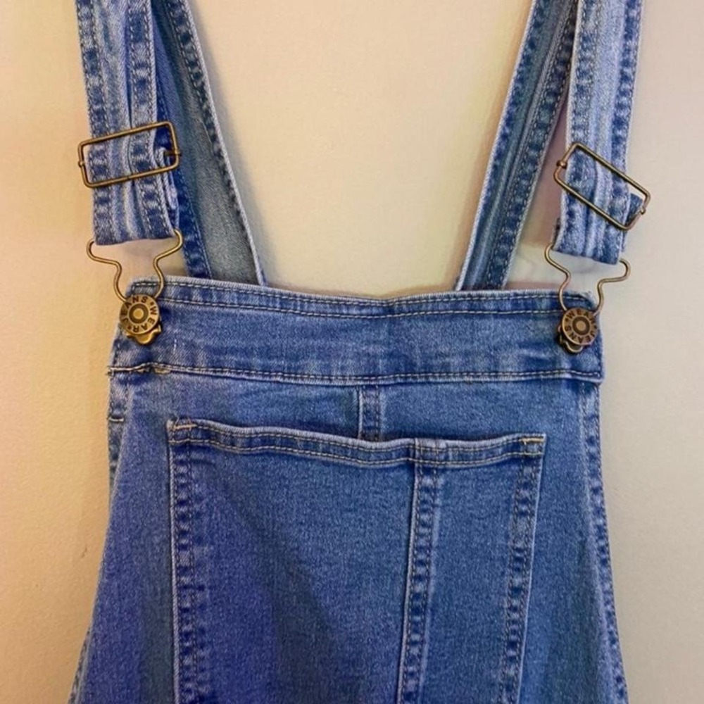 ILOVEMUM Maternity Denim Overalls, sz‎ Medium, NWT - Picture 2 of 8